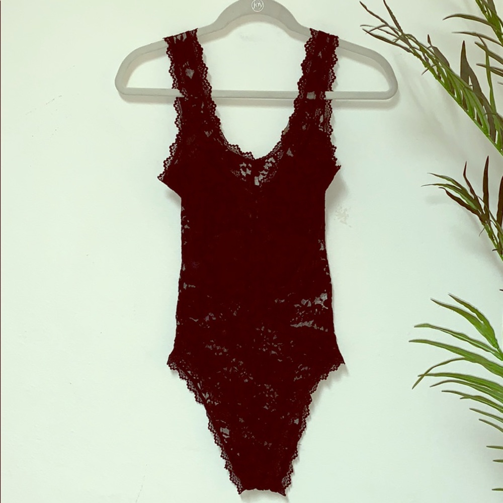 Sexy Black Lace Body Suit